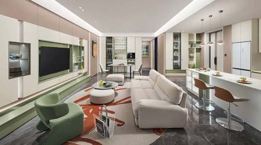 Open concept living and kitchen area versus a zoned room layout